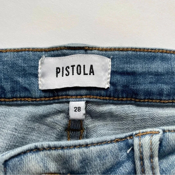 PISTOLA Arielle Skinny Scissor Cut Hem Jean Size 28 - Picture 6 of 12